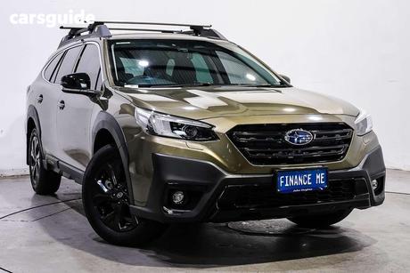 Green 2021 Subaru Outback Wagon Awd Sport