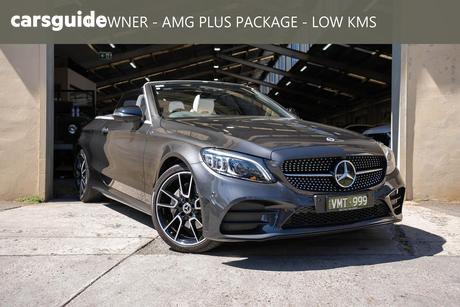 Grey 2022 Mercedes-Benz C200 Cabriolet