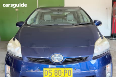 Blue 2011 Toyota Prius Hatchback I-Tech Hybrid