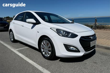 White 2013 Hyundai I30 Hatchback Active