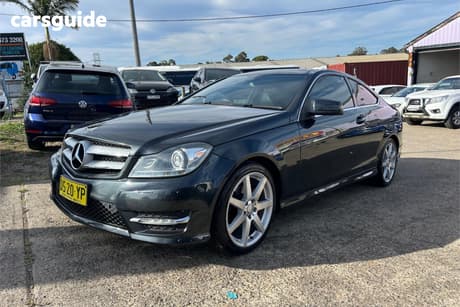 Black 2013 Mercedes-Benz C250 Coupe Cdi