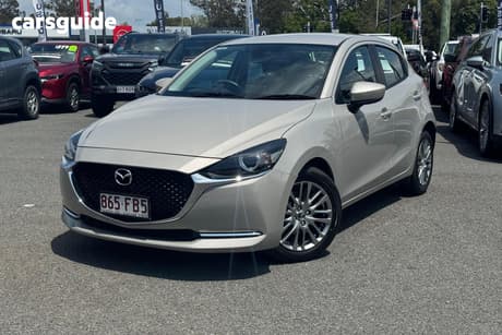 Beige 2022 Mazda 2 Hatchback G15 Evolve