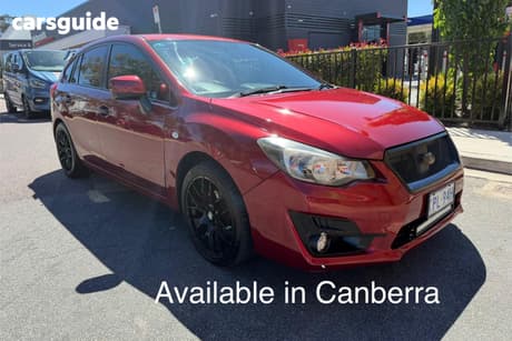 Red 2015 Subaru Impreza Hatchback 2.0I Premium (Awd)