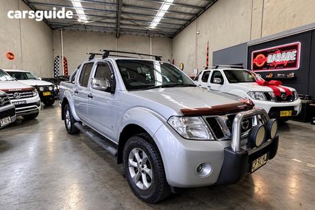 Silver 2012 Nissan Navara Dual Cab Pick-up St-X (4X4)