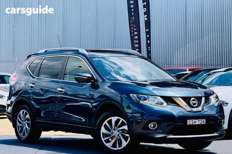 Blue 2014 Nissan X-Trail Wagon Ti (4X4)