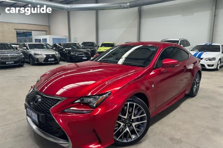 Red 2017 Lexus RC350 Coupe F Sport