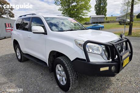 White 2015 Toyota Landcruiser Prado Wagon Gx (4X4)