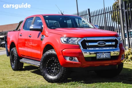 Red 2017 Ford Ranger Dual Cab Utility Xlt 3.2 (4X4)