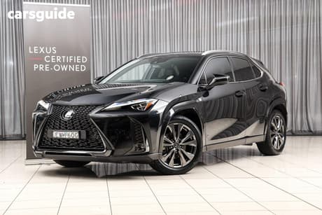 Black 2022 Lexus UX250H Wagon F Sport Hybrid (Awd)