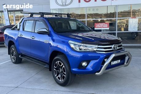 Blue 2017 Toyota Hilux Dual Cab Utility Sr5 (4X4)