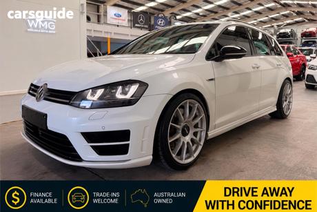 White 2015 Volkswagen Golf Wagon R Wolfsburg Edition