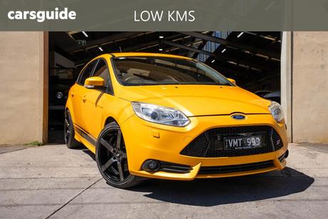 Orange 2013 Ford Focus Hatchback St