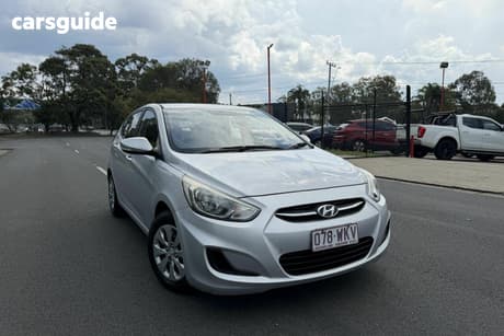 Silver 2016 Hyundai Accent Hatchback Active