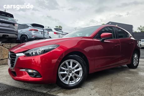Red 2016 Mazda 3 Hatchback Maxx
