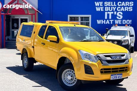 Yellow 2018 Isuzu D-MAX Space Cab Utility Sx Hi-Ride (4X2)