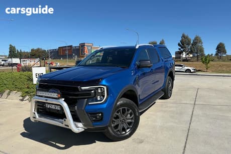 Blue 2024 Ford Ranger Double Cab Pick Up Wildtrak 3.0 (4X4)