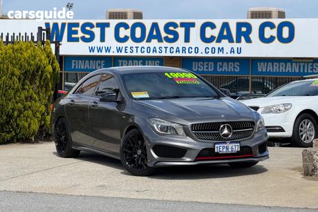 Grey 2014 Mercedes-Benz CLA250 Coupe Sport 4Matic