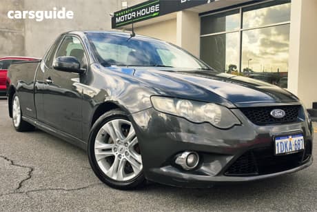Grey 2010 Ford Falcon Ute Ute Tray XR6 R
