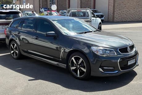 Black 2017 Holden Commodore Sportswagon Sv6