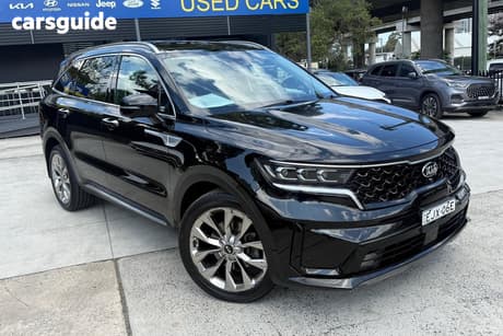 Black 2020 Kia Sorento Wagon Gt-Line 7 Seat