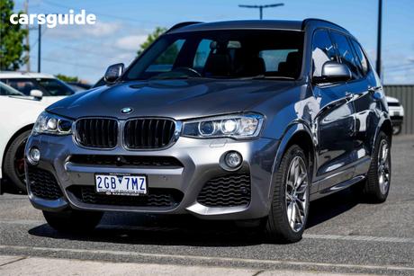 Grey 2016 BMW X3 Wagon Xdrive 20D