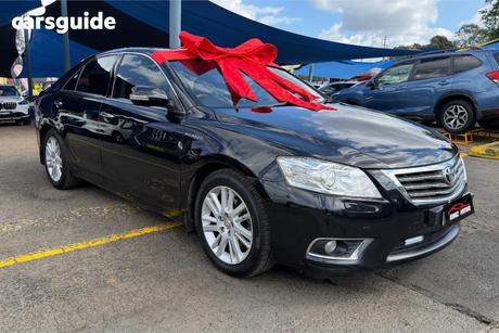 Black 2011 Toyota Aurion Sedan Presara