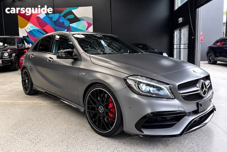 Grey 2018 Mercedes-Benz A45 Hatchback 4Matic