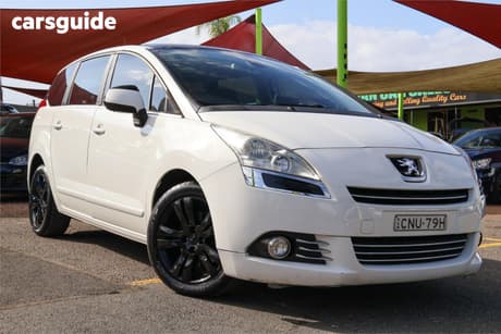 White 2013 Peugeot 5008 Wagon Active 1.6T