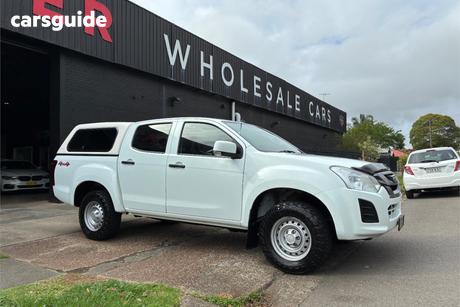 White 2017 Isuzu D-MAX Crew Cab Utility Sx Hi-Ride (4X4)