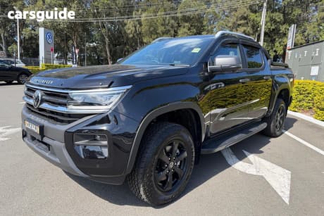 Black 2026 Volkswagen Amarok Dual Cab Utility Panamericana Tdi600 4Motion