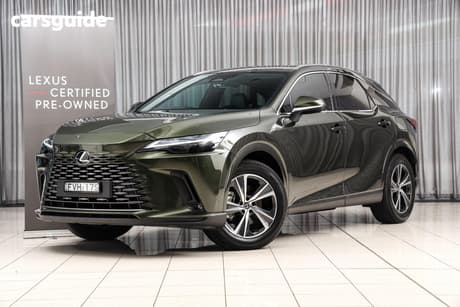 Green 2025 Lexus RX350H Wagon Luxury 2Wd Hybrid