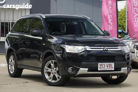 Black 2014 Mitsubishi Outlander Wagon Es (4X2)