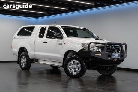 White 2012 Toyota Hilux X Cab Cab Chassis Sr (4X4)