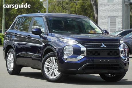 Blue 2024 Mitsubishi Outlander Wagon Es 7 Seat (2Wd)