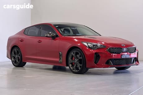 Red 2018 Kia Stinger Sedan Gt (Black Leather)