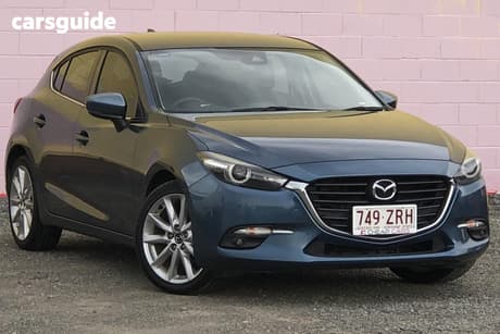 Blue 2018 Mazda 3 Hatchback Sp25 Gt