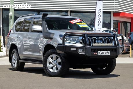 Silver 2022 Toyota Landcruiser Prado Wagon Gxl