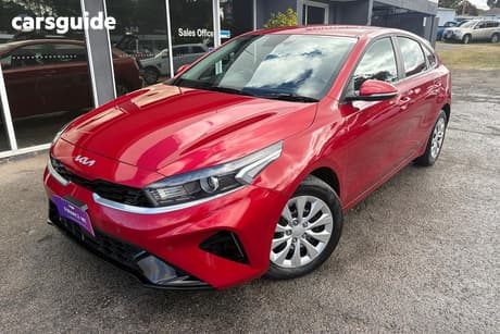 Red 2024 Kia Cerato Hatchback S