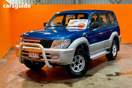 Blue 2000 Toyota Landcruiser Prado Wagon Gxl (4X4)