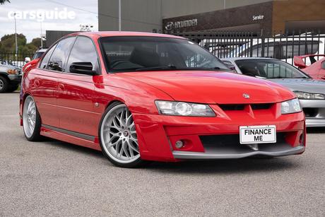 Red 2004 HSV Clubsport Sedan