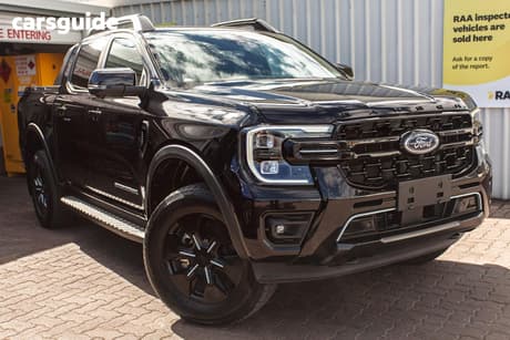 Black 2025 Ford Ranger Double Cab Pick Up Phev Wildtrak (4X4)
