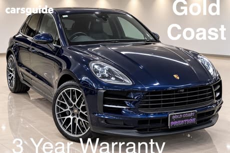 Blue 2019 Porsche Macan Wagon S