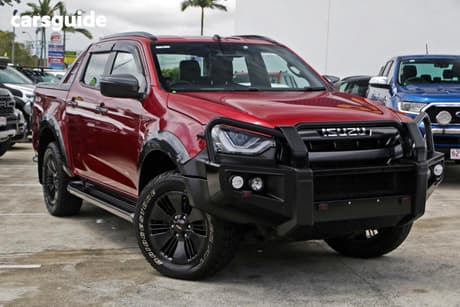 Red 2021 Isuzu D-MAX Crew Cab Utility X-Terrain (4X4)