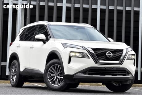 White 2023 Nissan X-Trail Wagon St (4Wd) 7 Seat