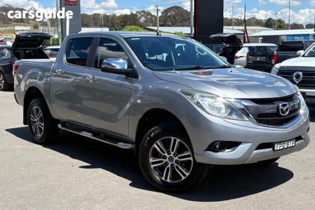 Silver 2016 Mazda BT-50 Dual Cab Utility Xtr (4X4)