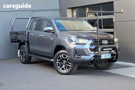 Grey 2022 Toyota Hilux Double Cab Chassis Sr5 (4X4)
