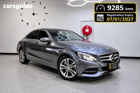 Grey 2014 Mercedes-Benz 200 Sedan 205