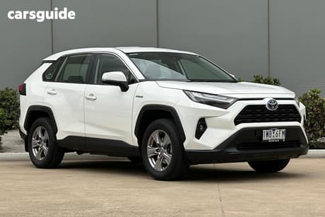 White 2022 Toyota RAV4 Wagon Gx (Awd) Hybrid