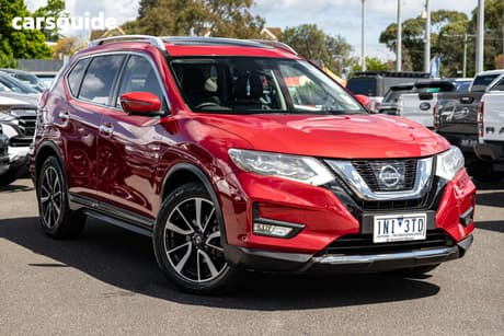 Red 2018 Nissan X-Trail Wagon Ti (4Wd)