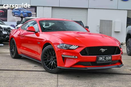 Red 2018 Ford Mustang Coupe Fastback Gt 5.0 V8